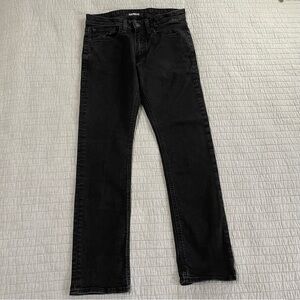 Express Black Denim Slim Men’s Jeans Size 30x30 Classic Style Straight Leg